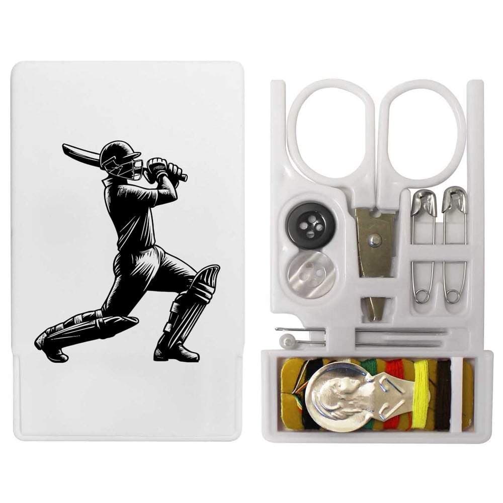 'Cricket Batsman' Mini Travel Sewing Kit (SE00041958)