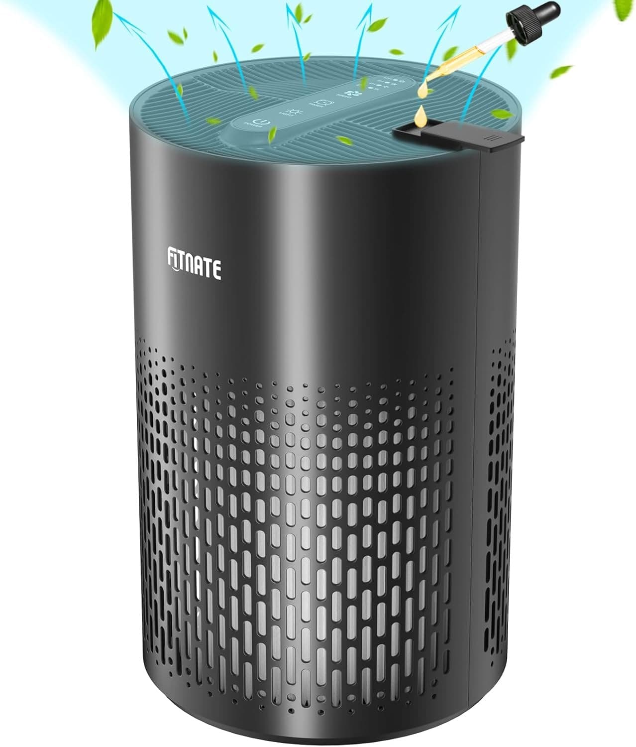 FITNATE Air Purifier with Essential Oil Diffuser| Timer Air Filters for Large R