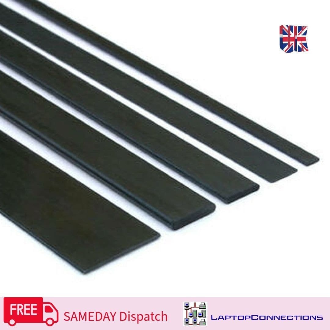 200mm Length Pultruded Carbon Fibre Strips 3-20mm : UK Seller