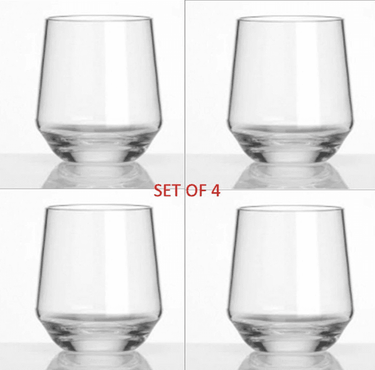 Flamefield SET OF 4 Polycarbonate SAVOY camping caravan 12oz Short tumblers