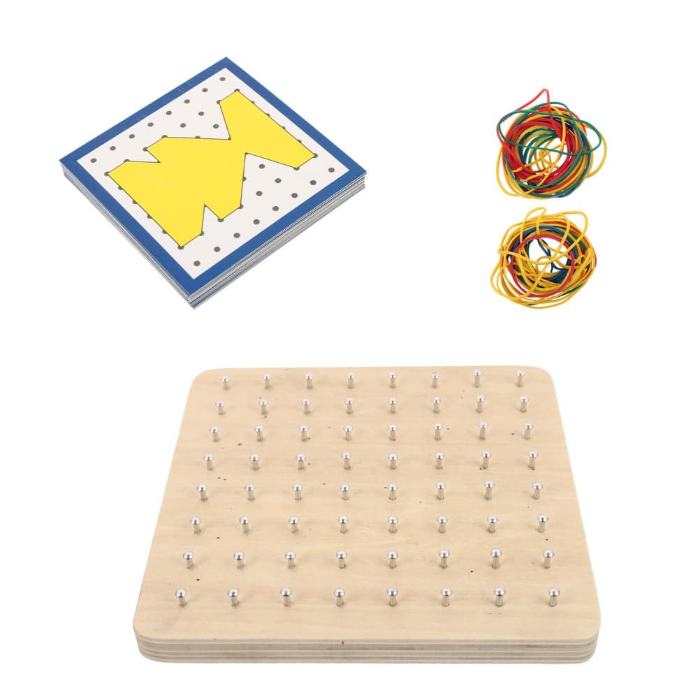 Peg Board Kids Toddler Activity Toys Creative Shape Color Sorting Sensory