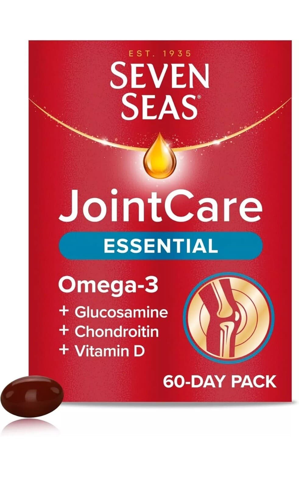 Seven Seas JointCare Essential With Omega-3 - 60 Capsules New Long Expiry Date