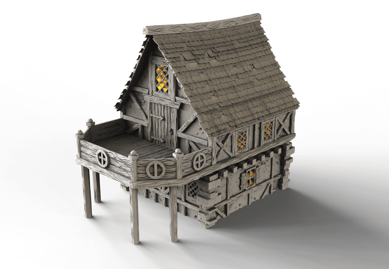 Medieval Architecture Decor - House 2 view 2