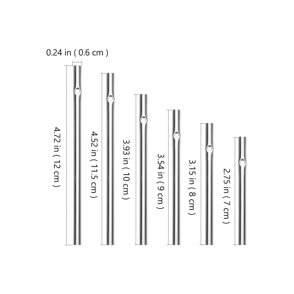 18pcs Wind Chime Tubes Chime Tube Hanging Pendant DIY Tube view 2