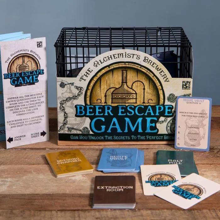 Beer Escape Game Brain Teaser Puzzles  Adult Party Activity Drinking Games