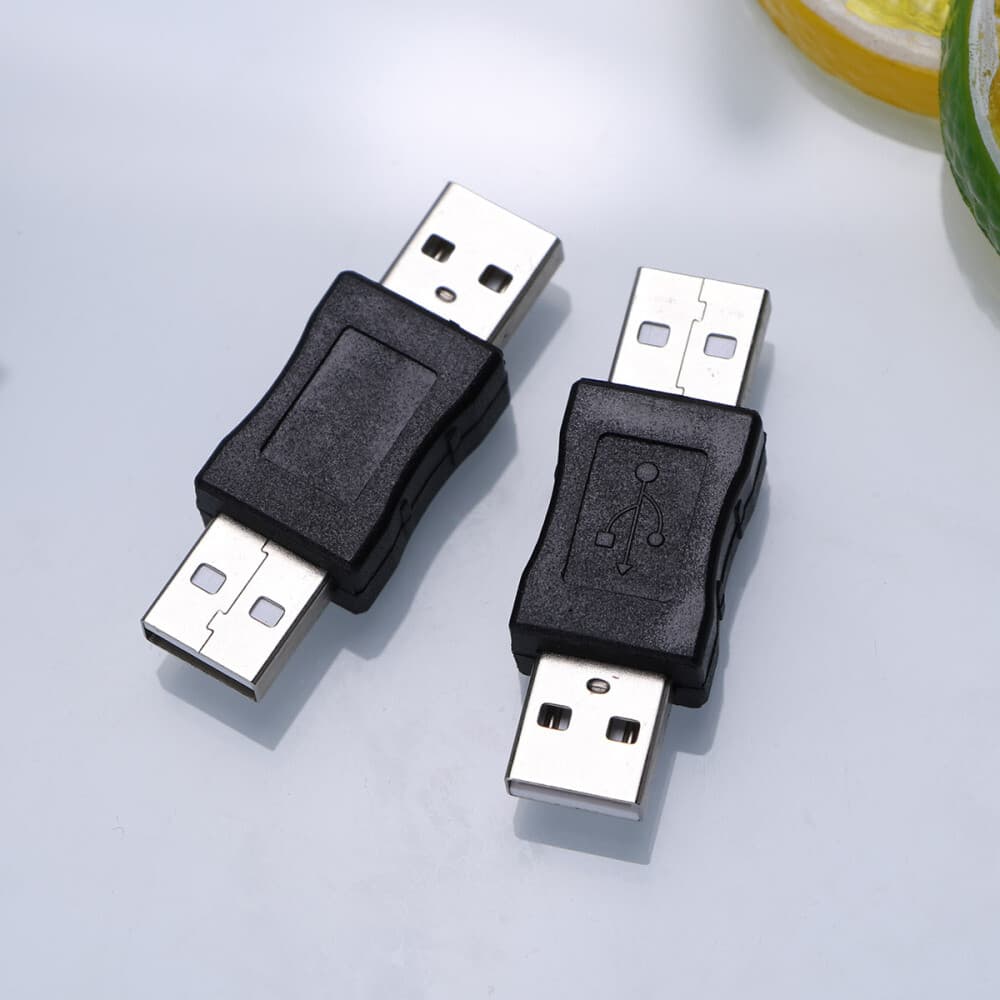 2 Pc Usb Male to Female Adapter Type Usb-c Charging Cable Connectors