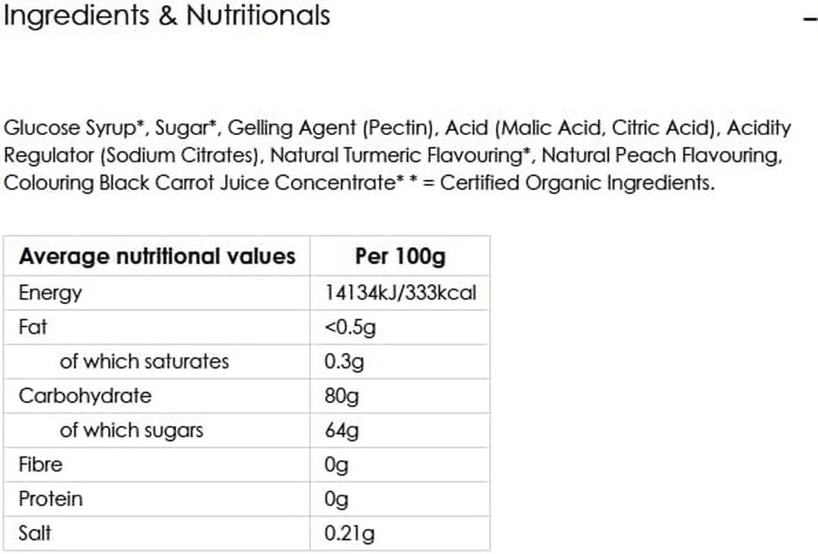Fizzy Peaches Organic | 75G view 2