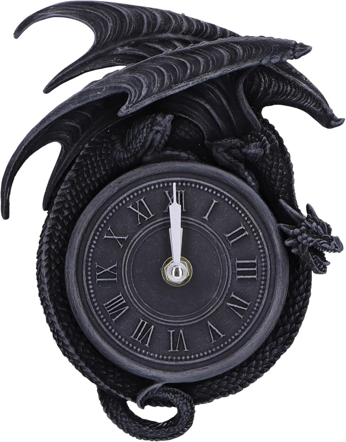 Nemesis Now Time to Burn Dragon Clock 20cm| Resin| Multicolour