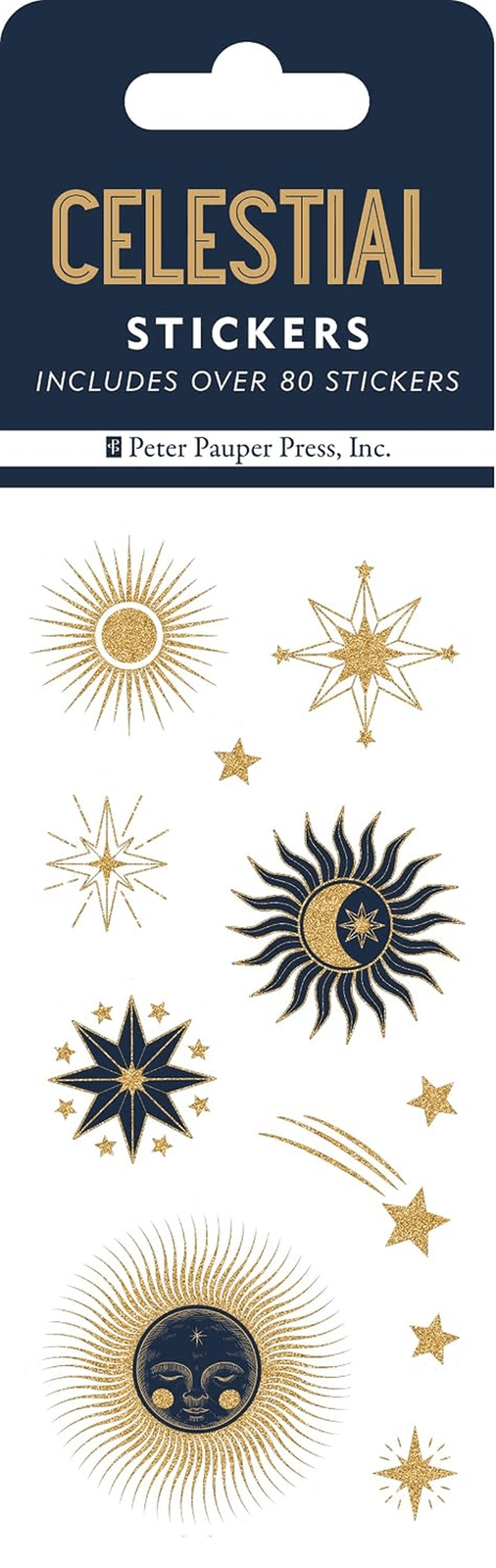 Celestial Sticker Set (6 Different Sheets of Stickers!)| 2 1/2 X 7 1/8