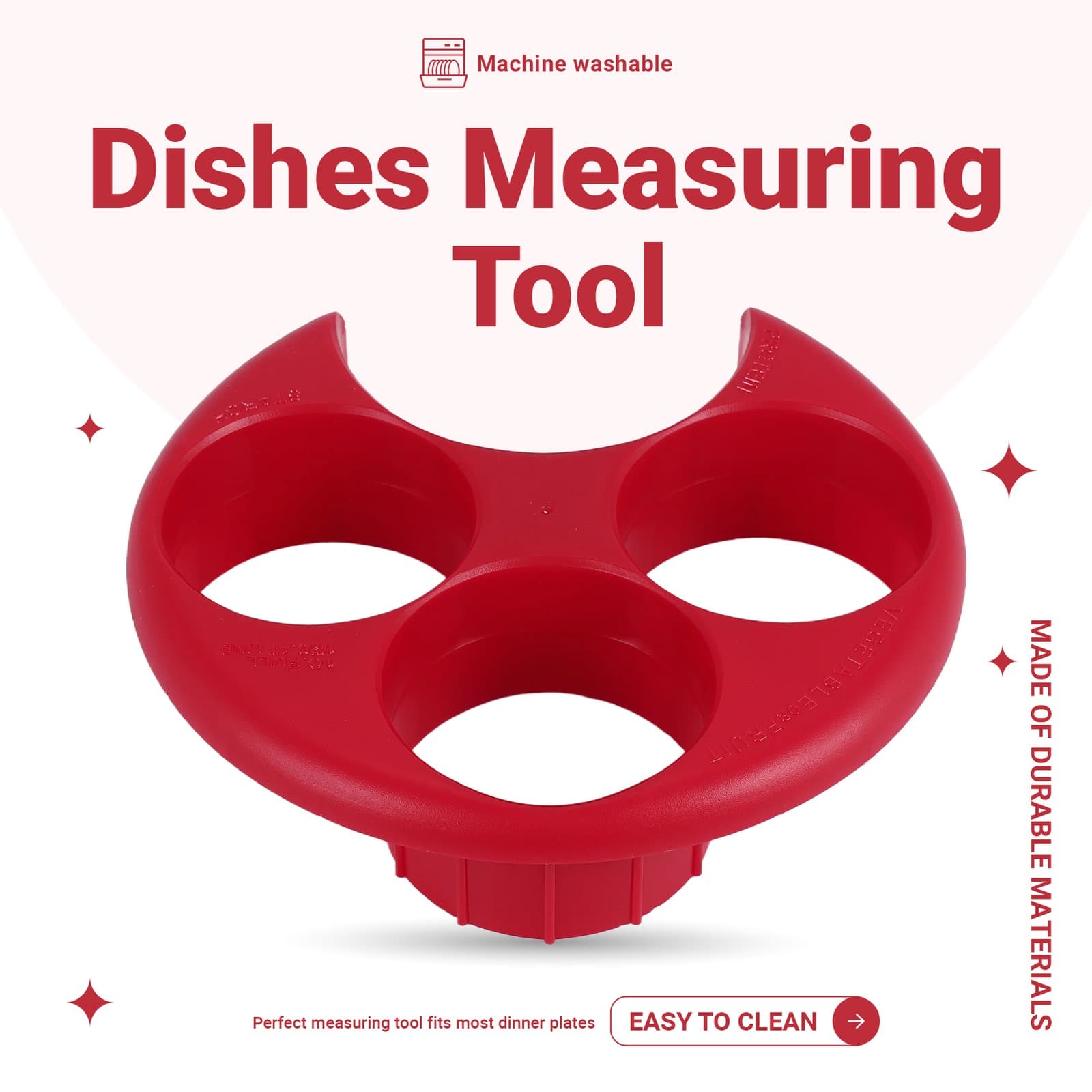 2X(Food Control Meal Measure Plate Diet Portion Weight Loss Healthy Eating9892 view 2