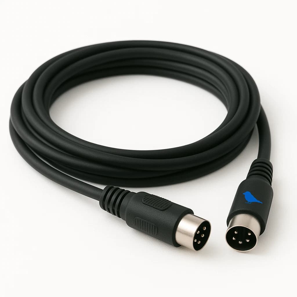 3M MIDI CABLE LEAD CORD FOR GEM PROMEGA 3 DIGITAL STAGE PIANO