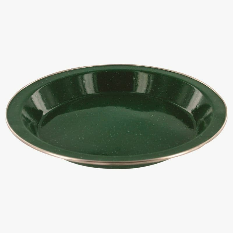 Retro Enamel Metal Plate | Green | Camping Motorhome Boating Caravan Fishing