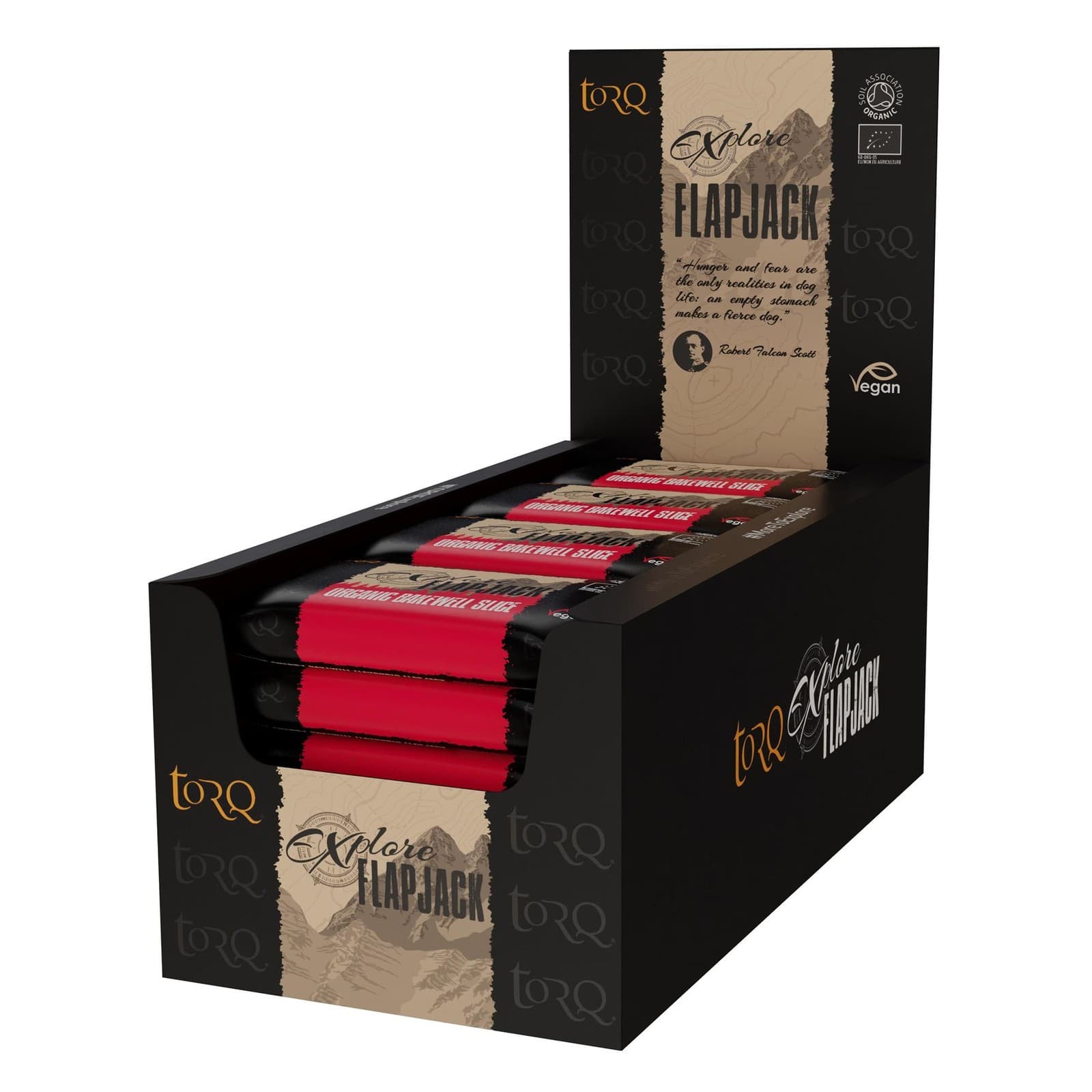 Torq Explore Flapjack 65 Grams Bakewell Slice Flavour Pack of 20