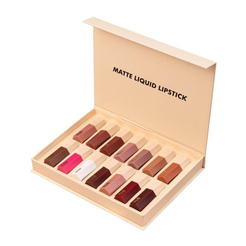 Smudge Proof Matte Liquid Lipstick 14Colors Velvety Smooth Lightweight Lip Stain