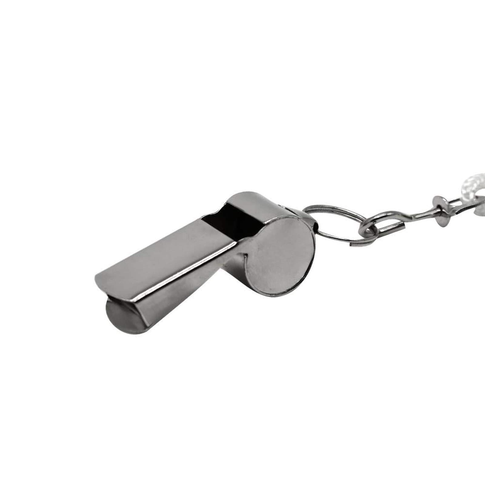 Baladeo Metal Sports Whistle and Lanyard - Outdoor Coach Referee Whistles Sport