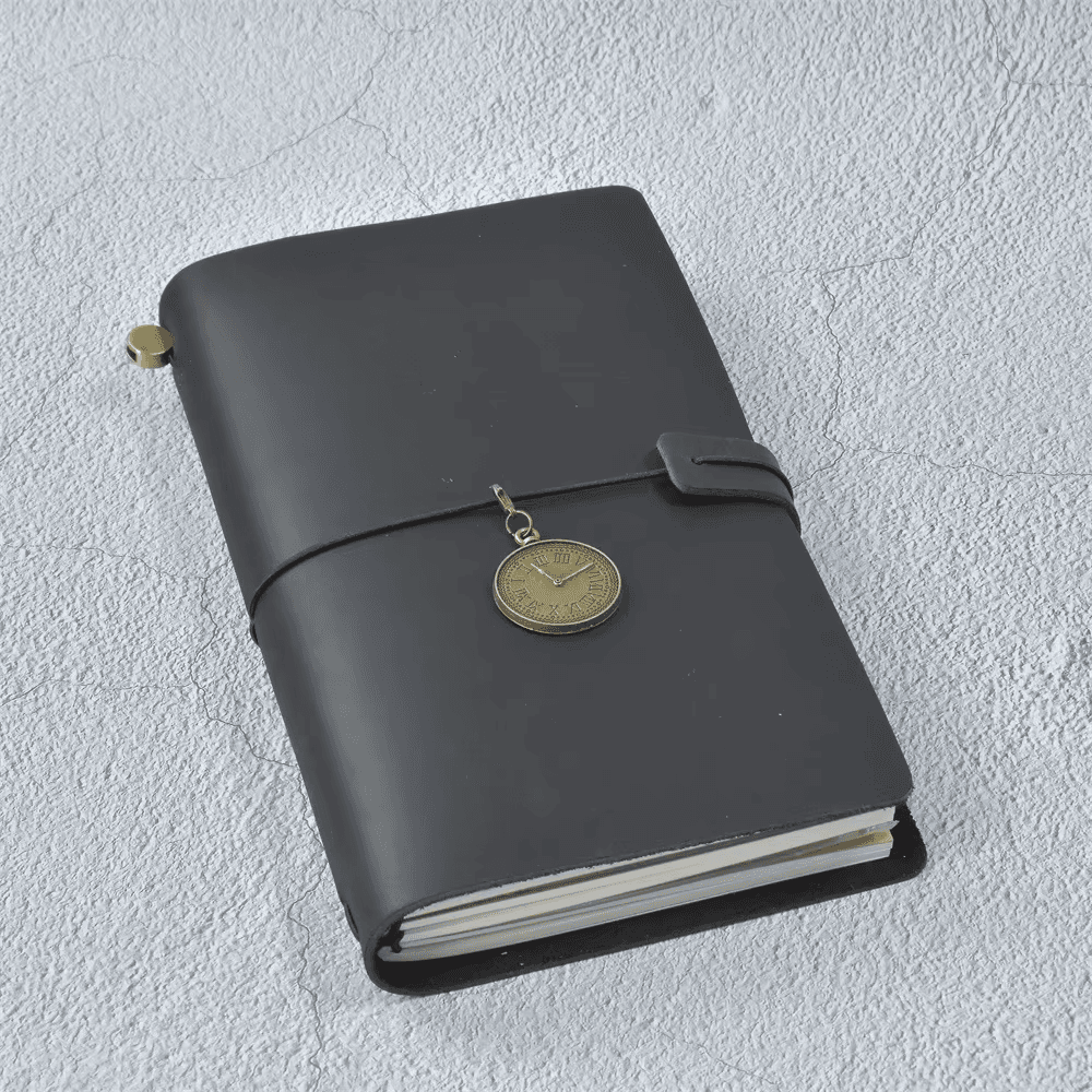 100% Genuine Leather Journal Refillable Travel Notebook Retro DIY Handmade Diary