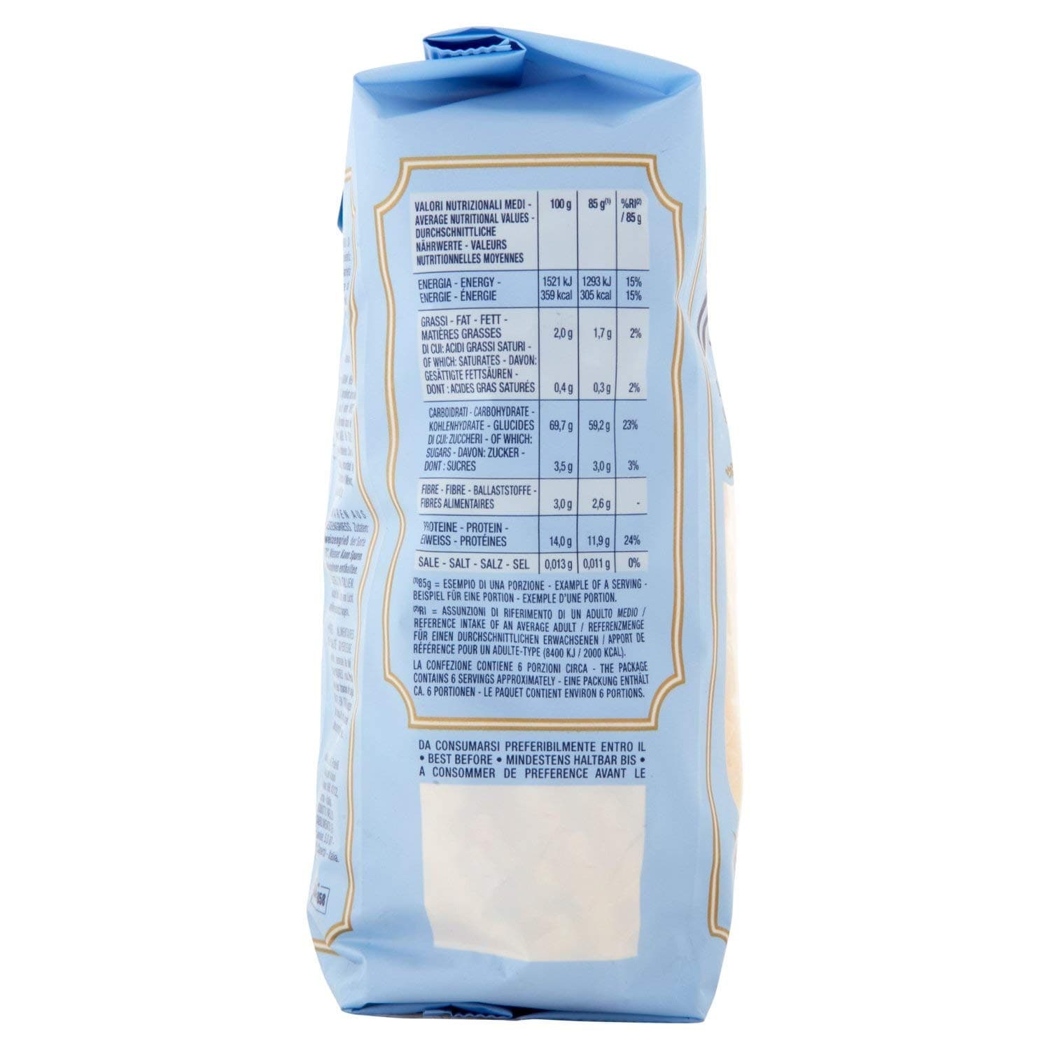 Voiello No. 194 Rolled Ziti Paste 500g - 100% Italian Aureo Grain Pasta view 2