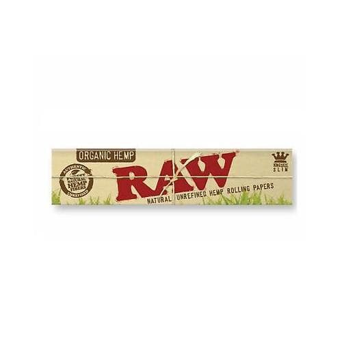 New Raw Organic Hemp King Size Slim Rolling Papers Natural Unrefined Skins