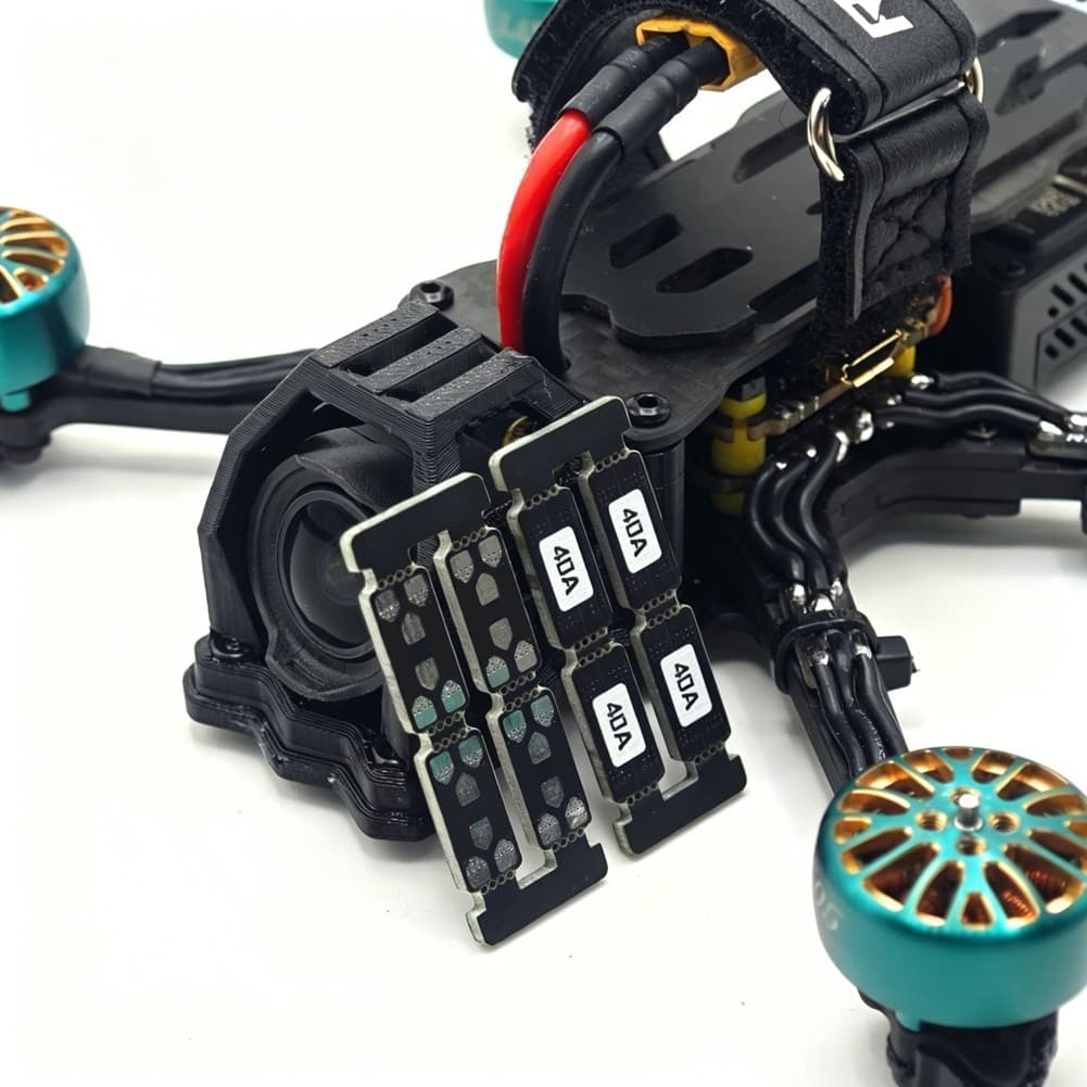 FPV Motor Extension Board with Silicone Wire 40A 65A Supports 3.5-5 Inch7762 view 2
