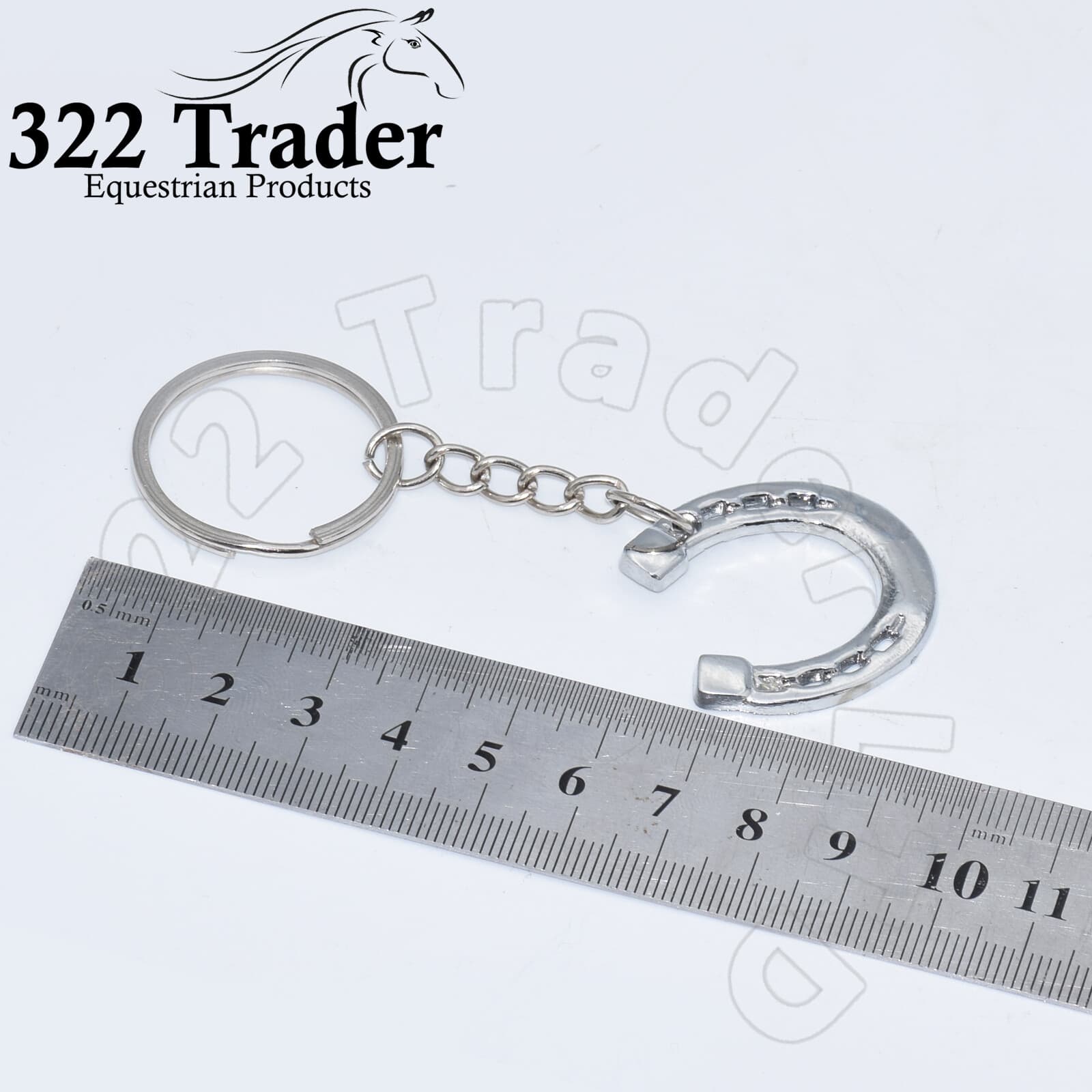 Equestrian Gift Horse Pony Snaffle Bit - D Ring Bit - Western Bit Key Chain Ring