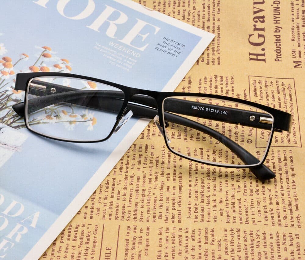 Reading Glasses Men Women Spring Hinge Reading Glasses Metal Frame