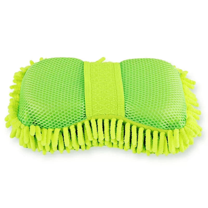 Microfibre Car Wash Sponge Cleaning Mitt Detailing Pad Car Care Cloth UK