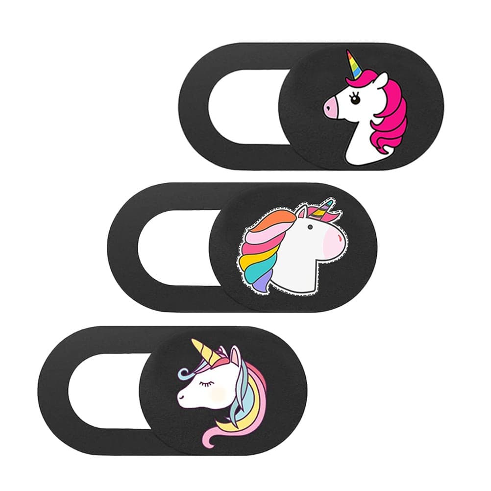 3Pcs Privacy Camera Cover Slider for Home Use Durable ABS Assorted Color
