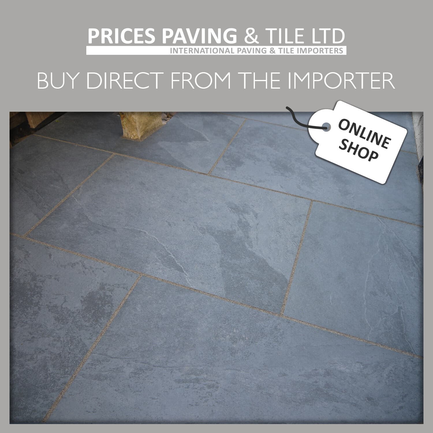 Porcelain Paving Tiles Slabs Full Bodied R11 anti slip 12+ colours FAST DISPATCH