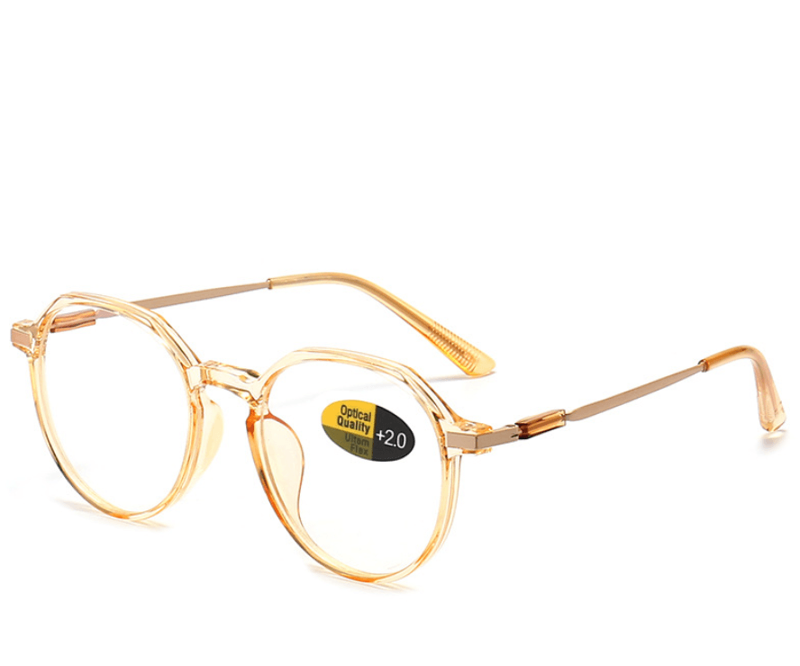 Men Women Round Blue Light Blocking Reading Glasses Classic Presbyopic Reader