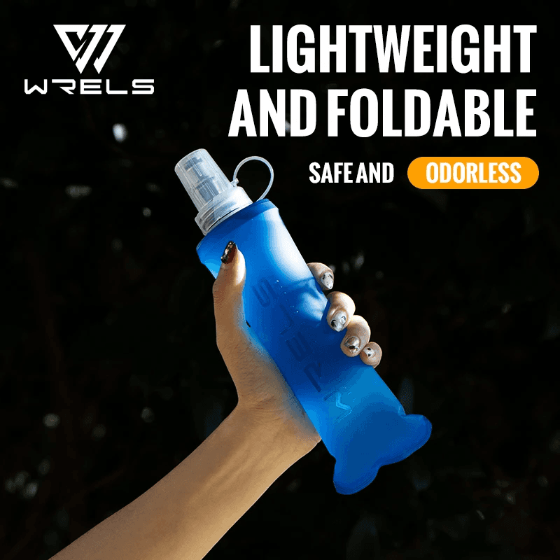 250Ml 500Ml Soft Flask Folding Collapsible Water Bottle TPU BPA Free Outdoor Spo
