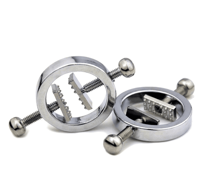 One pair of Adjustable Steel PLATED Body clamps heavy duty 50G