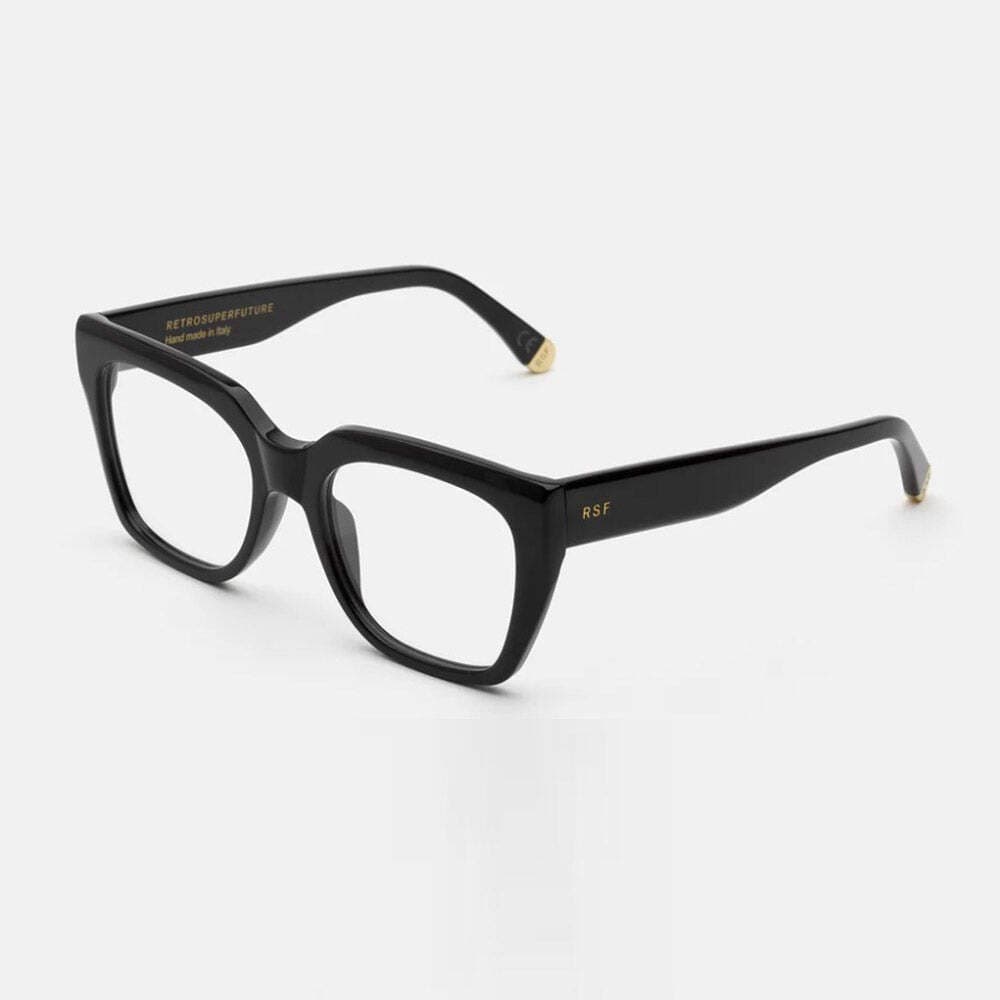Reading Glasses Retrosuperfuture RSF Numero 76 Black 2IV 50 18 145 + Hoya Lens
