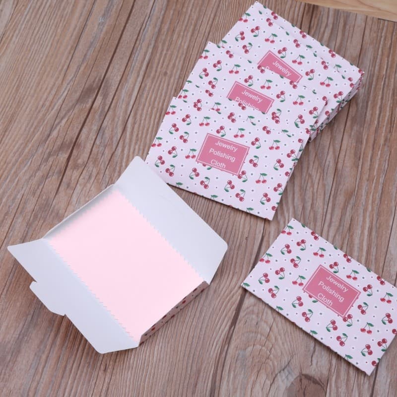 10 Pcs Professional Polishing Cloth Jewelry Cleaning Cloths Cotton Double-Sided