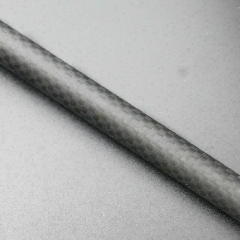 5-25mm 3K Carbon Fiber Tube Pipe Matte Glossy Surface Roll Wrapped Length 500mm