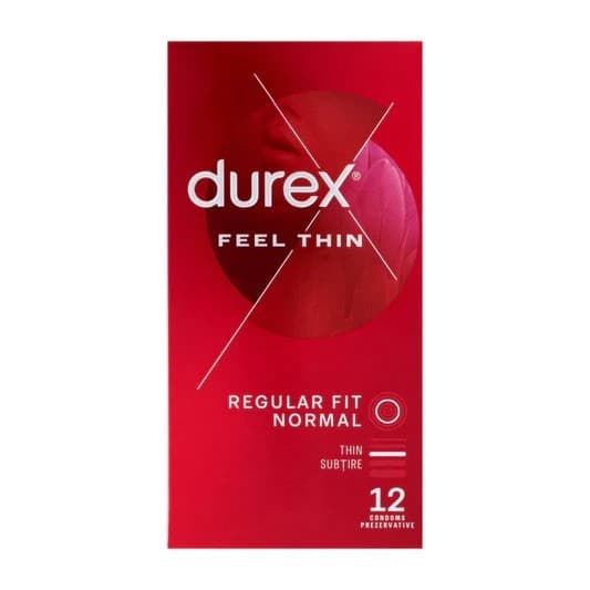 Durex Thin Feel Condoms 12  Pack