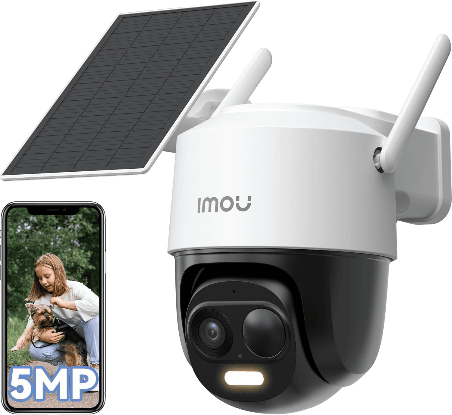 Imou 3K Solar Security Camera Outdoor Wireless| 360° Battery Outdoor Camera| Wi-