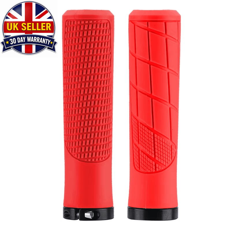 Rubber Mountain Bike Handlebar Grips with Shock Absorption and Anti-Slip Design