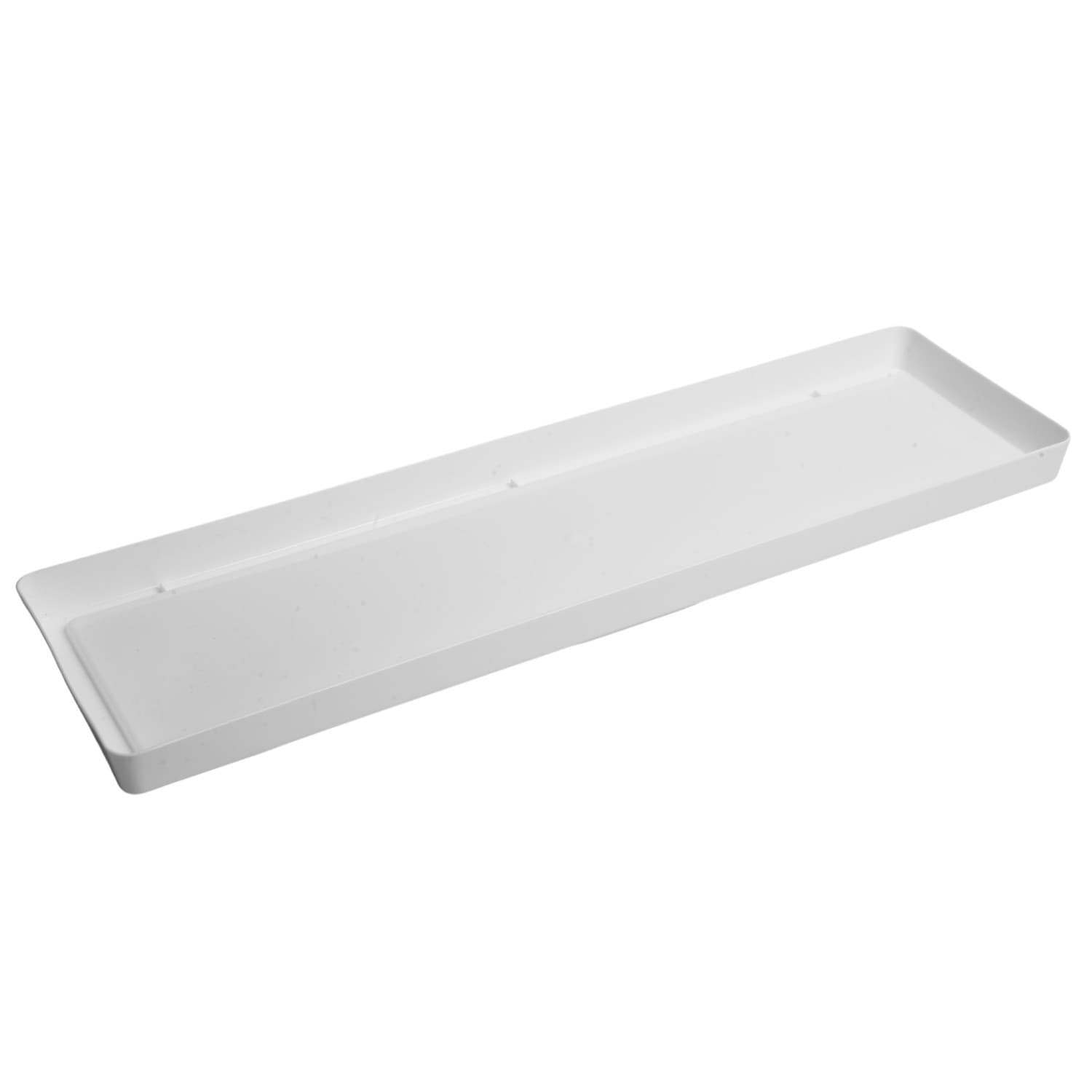Pot Saucer Drip Tray Long Rectangle Plastic Flowerpot Base Indoor Outdoor Plant