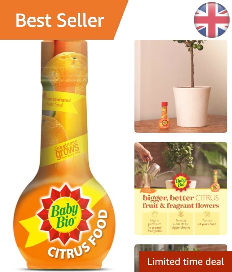 High Potassium Citrus Fertilizer 175ml - Boost Fruit Yield and Blooming Success