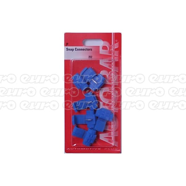 Auto Bar 352 Wire Cable Insulated Snap Blade Tap Connectors 6 Pieces Electrical