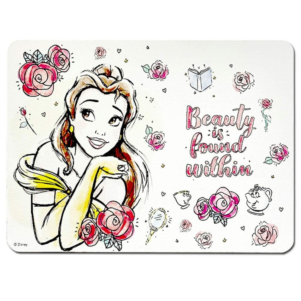 Disney Belle Diatomaceous Earth Bath Mat| Large| Sanitizing| Foot Wiping Mat| Dr
