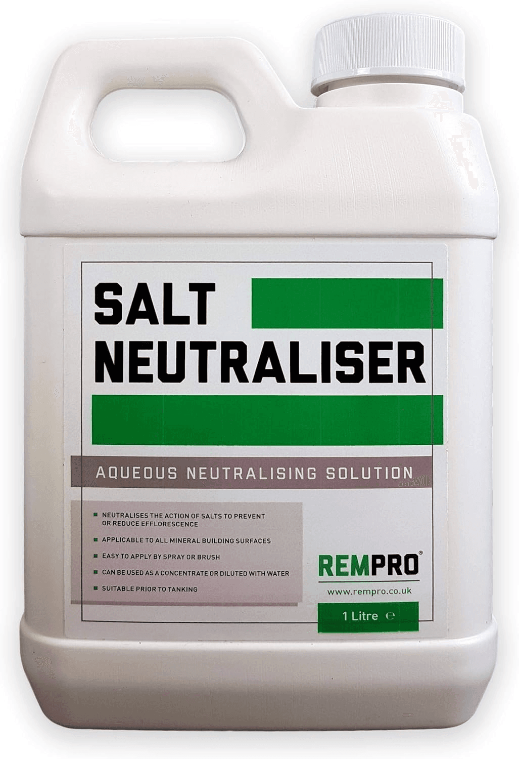 1 Litre Salt Neutraliser - Anti-Sulphate Tanking and Surface Treatment - Long Last