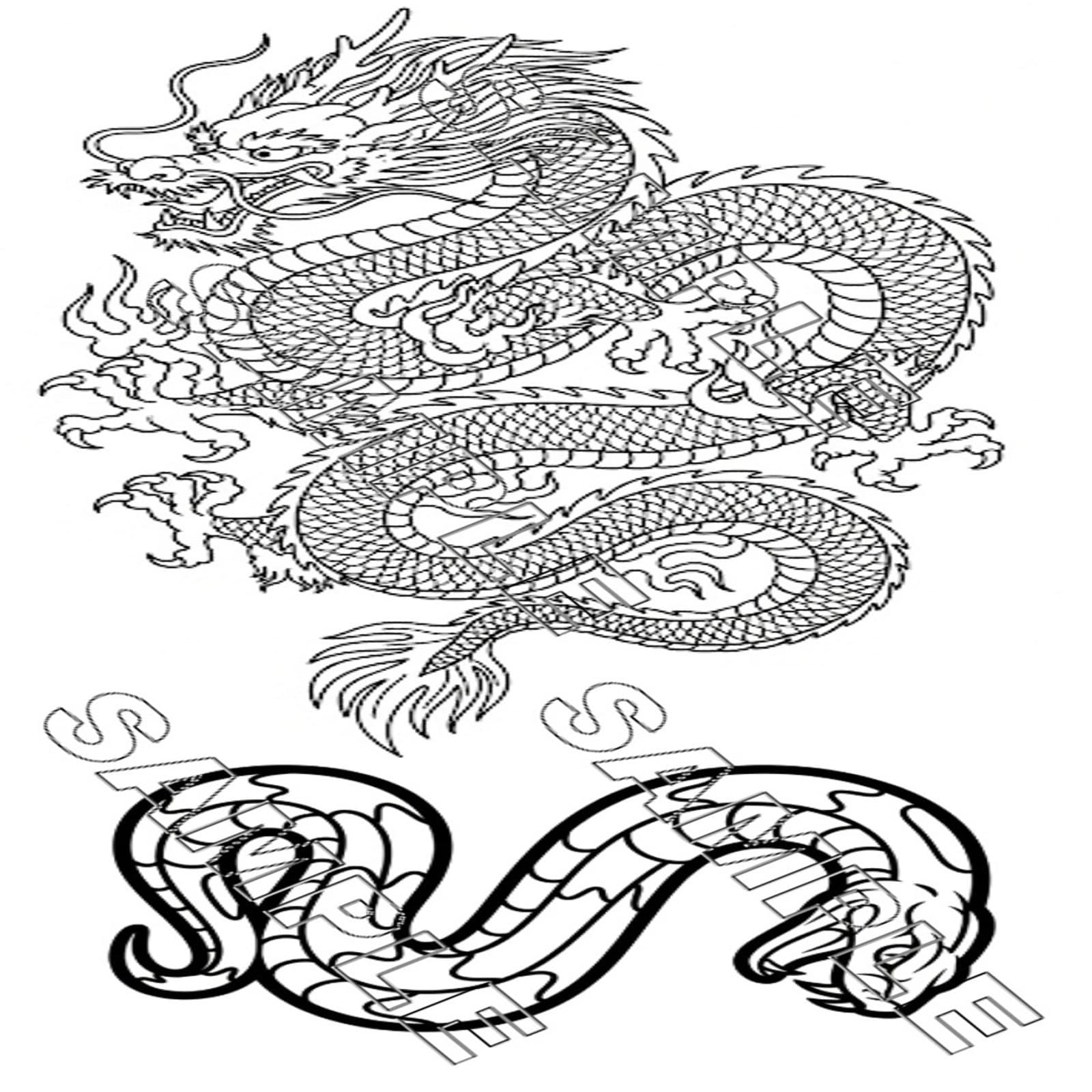 Stencil Transfer Paper A4 50 100 Pre-Printed Tattoo Flash Stencil Design Sheets