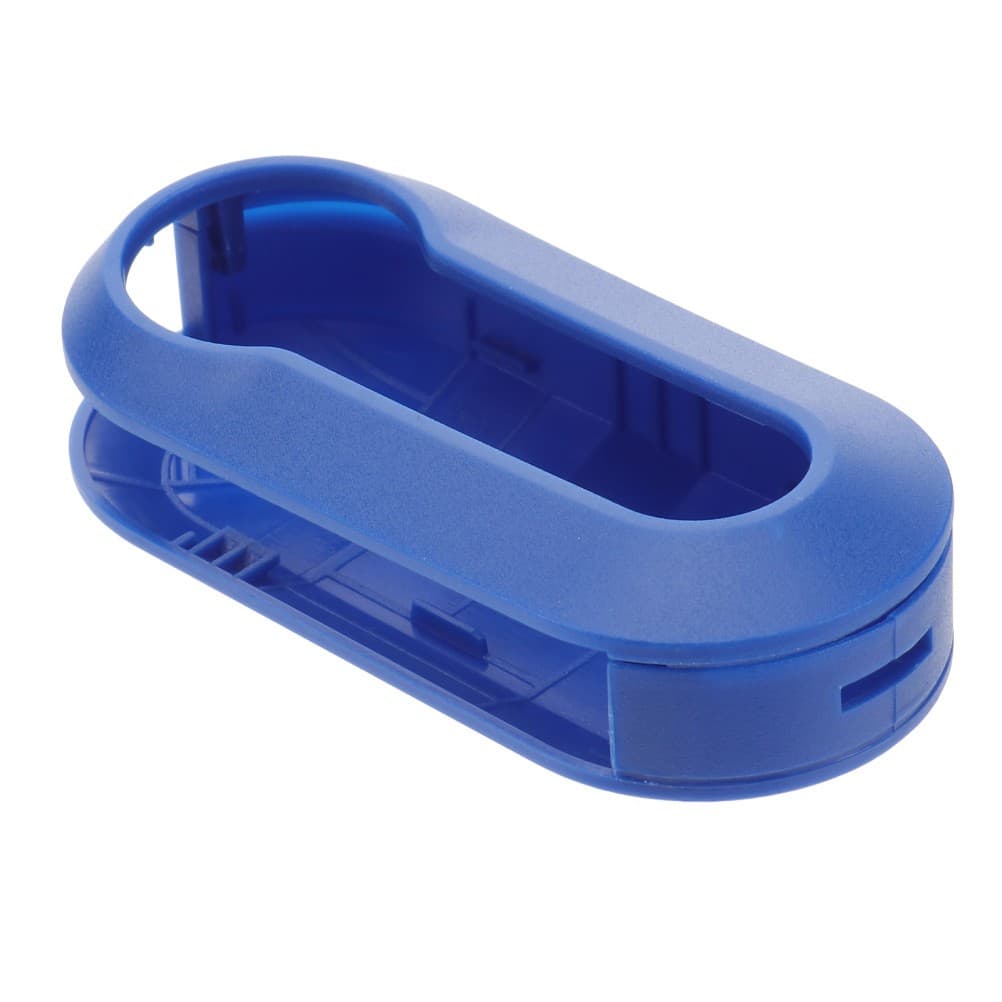 Reusable Plastic Key Cover Case Shell for 500 Panda (Blue)