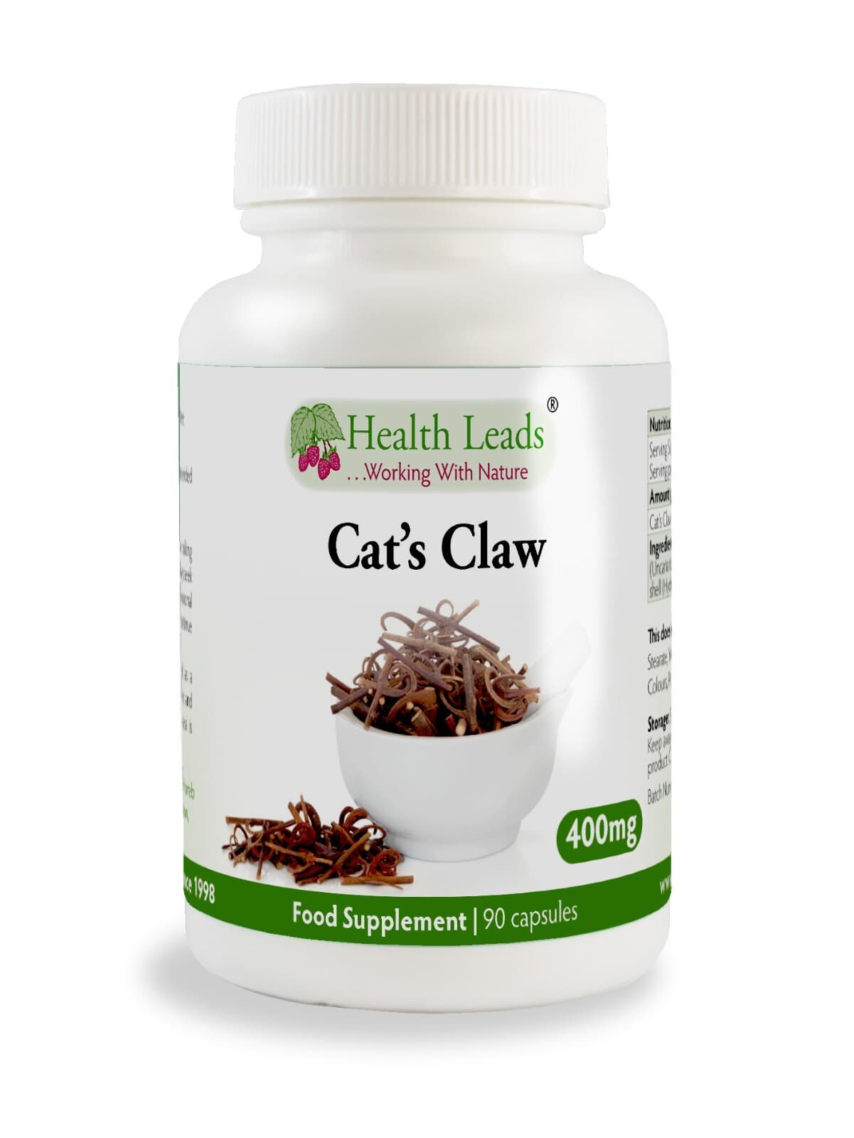 Cat's Claw Herb 400mg x 90 capsules | Uncaria tormentosa
