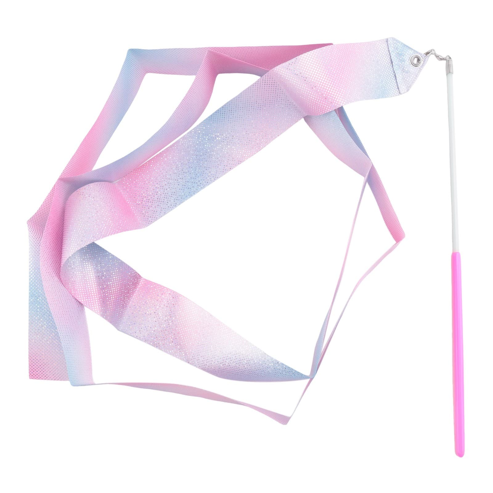 2M Flashing Star Gym Ribbons Dance Ribbon Rhythmic Art Gymnastics Ballet3760
