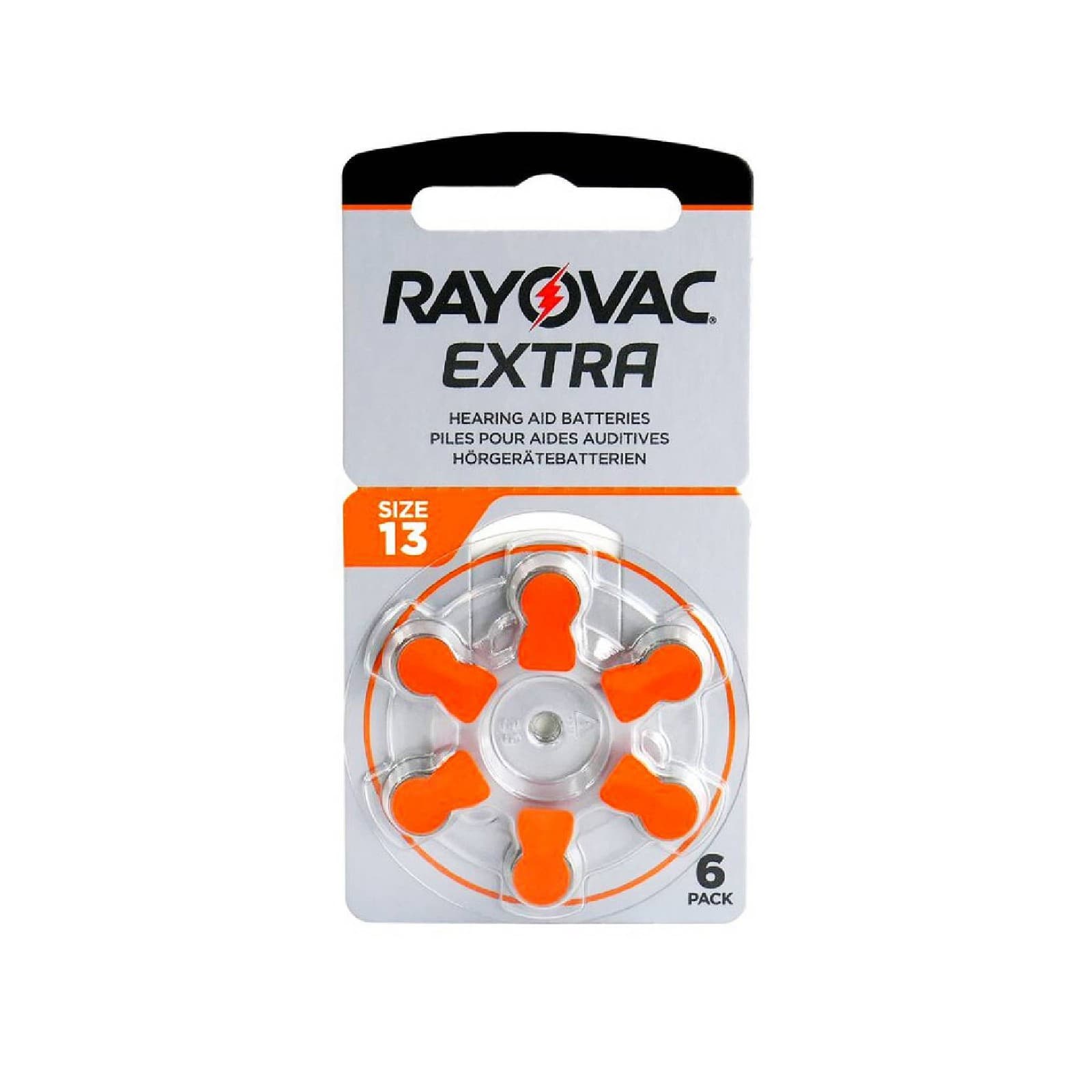 42x Rayovac Hearing Aid Batteries Size 13 Extra Advanced Reliable Power view 2