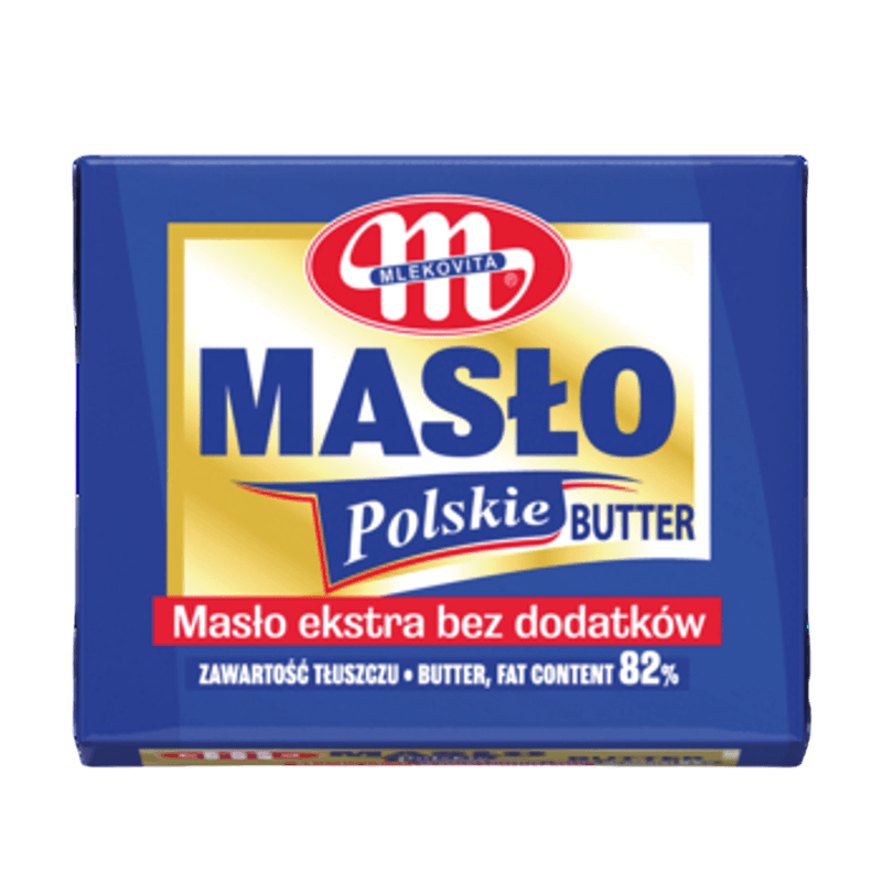 5900512300108 Mlekovita Masło Polskie ekstra 82% tł. 200g MLEKOVITA