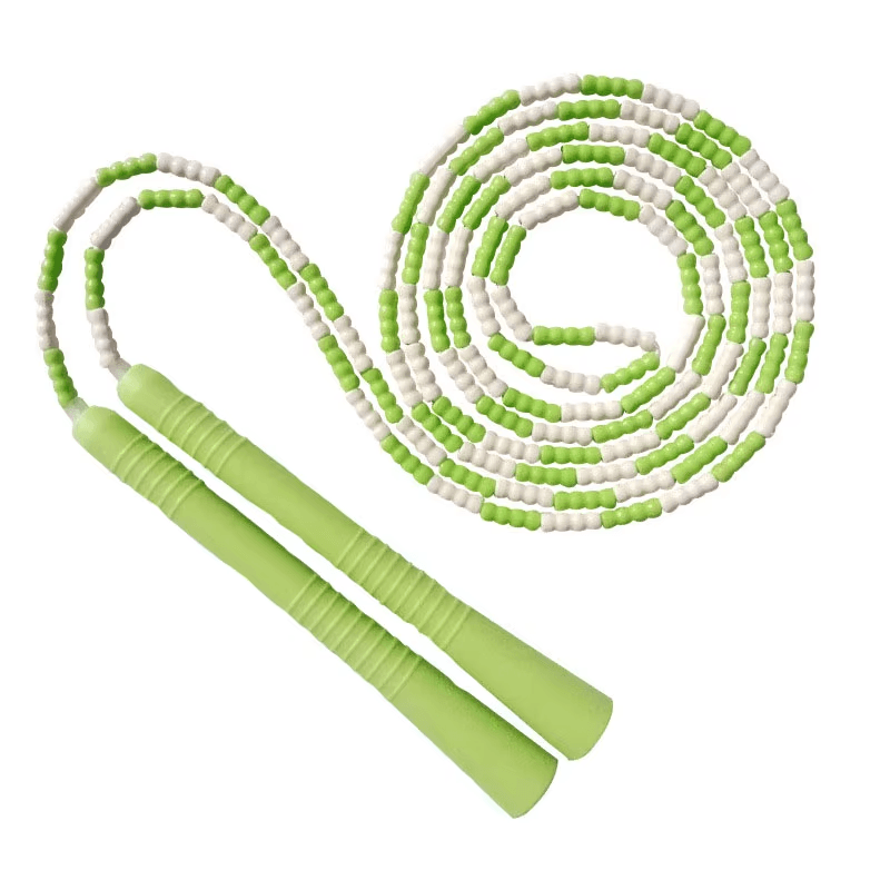 10Ft 9Ft Tricks Skills Jump Skipping Skip Rope PVC Bamboo Beginner Soft Beaded B