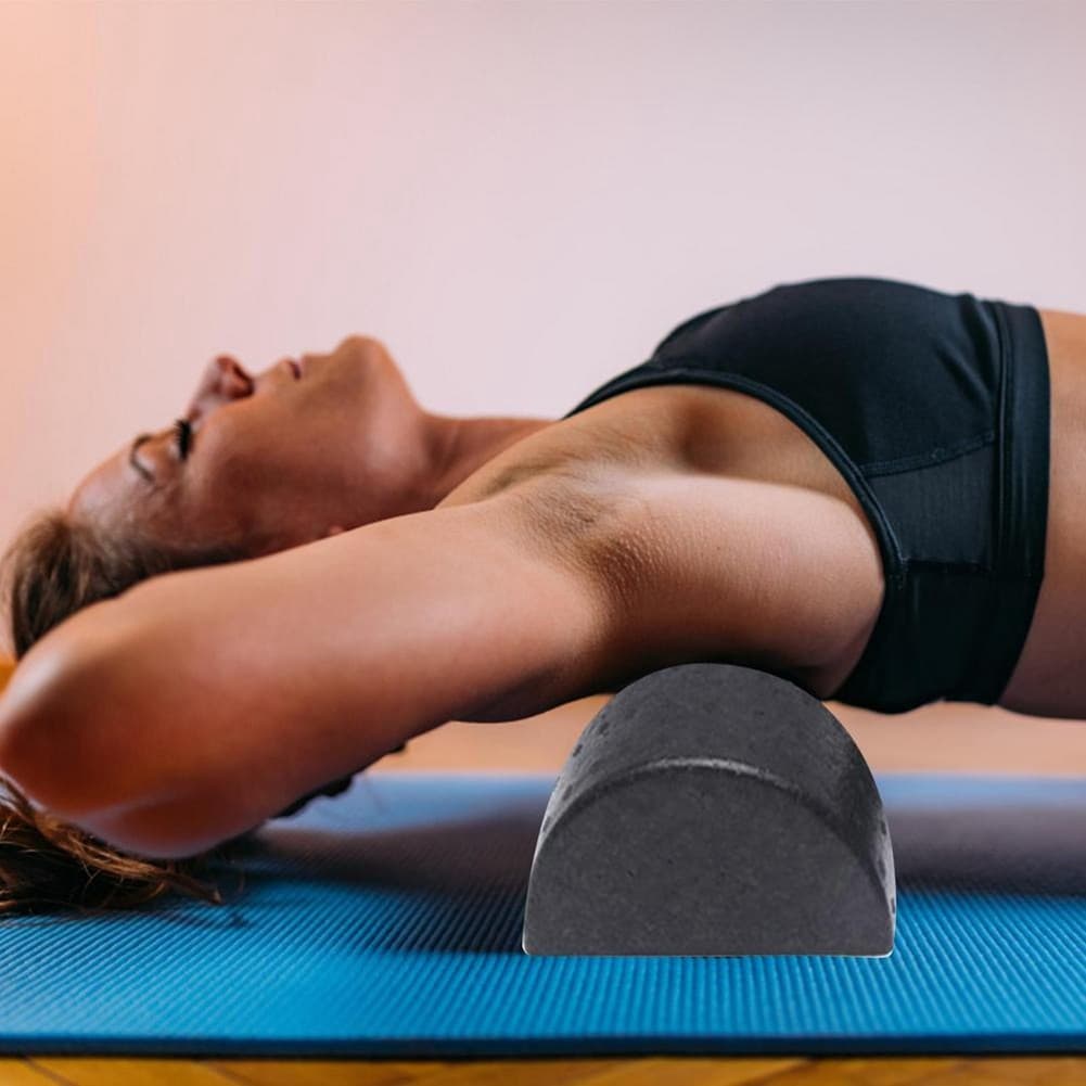 Semicircular Yoga Cylinder Fitness Equipment Yoga Foam Roller Black Yoga2692 view 2
